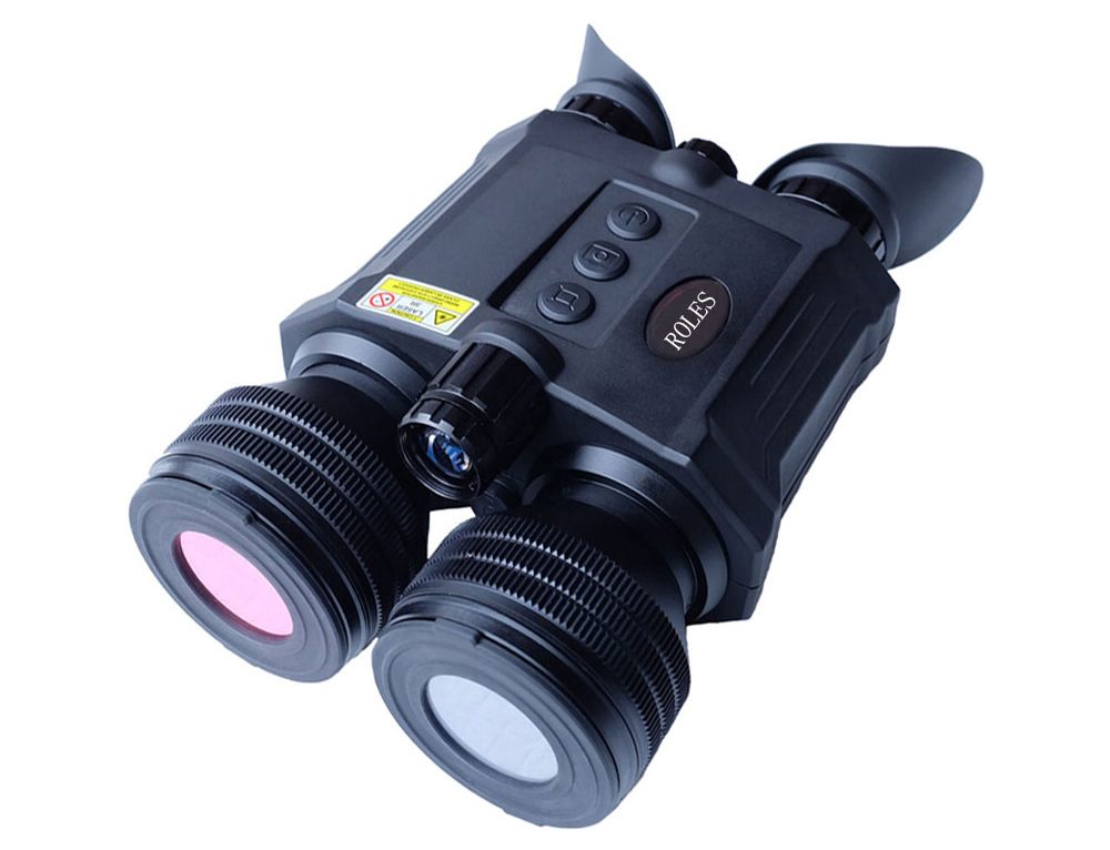 ROLES洛莱斯WG-50S电子防抖双目双筒夜视仪测距仪版 远程摄录侦察仪